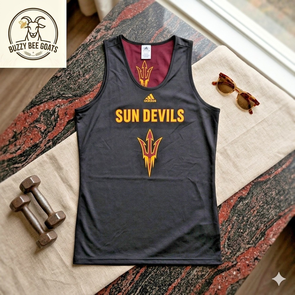 Adidas Arizona State SunDevils Polyester reversible basketballjersey new